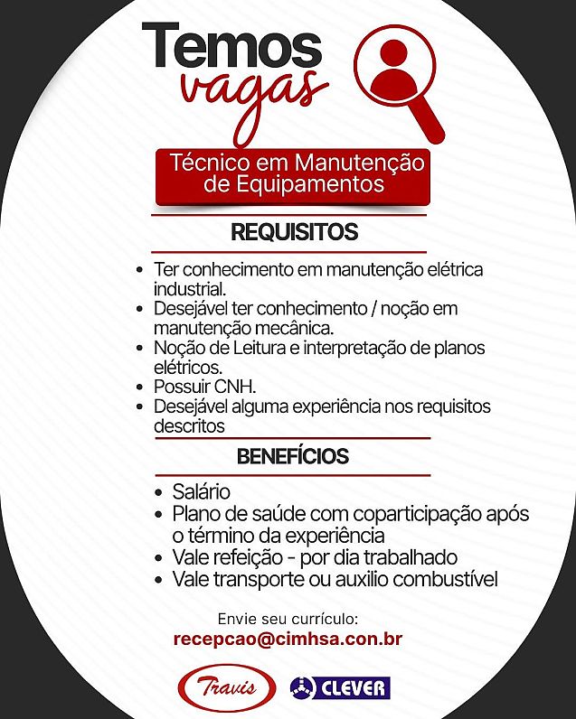 Travis e Clever estão contratando novos profissionais