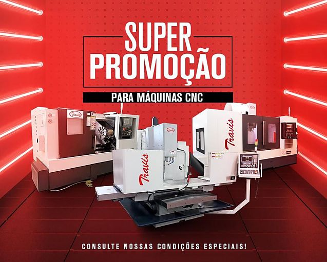 Promoção especial nas máquinas TRAVIS