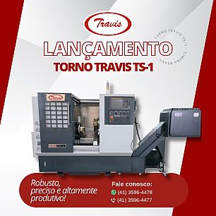 Torno Travis TS-1: compacto no tamanho, gigante na entrega!